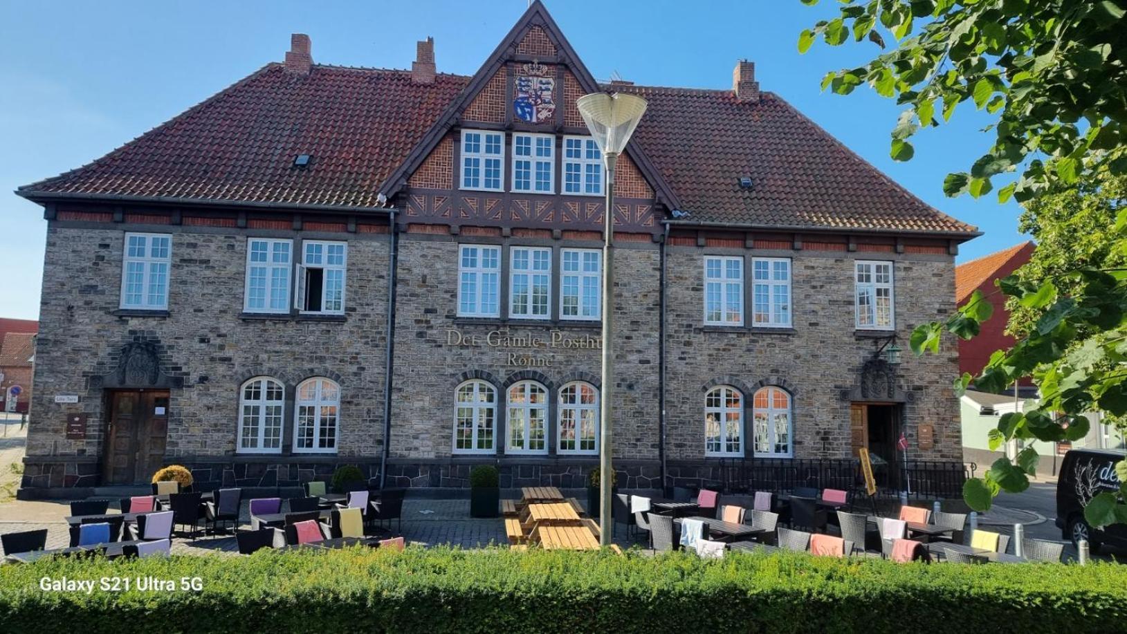 Det Gamle Posthus Hotel Rønne Buitenkant foto